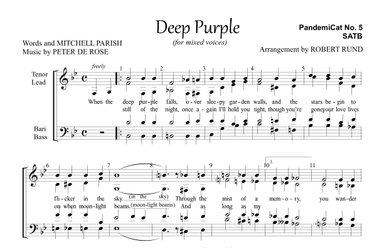 Deep Purple (arr. Robert Rund)