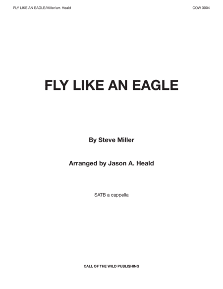 Fly Like An Eagle (arr. Jason A. Heald)