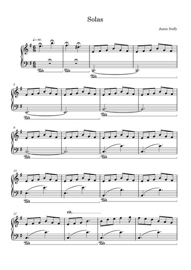 Solas (arr. Harvus Sylvain)