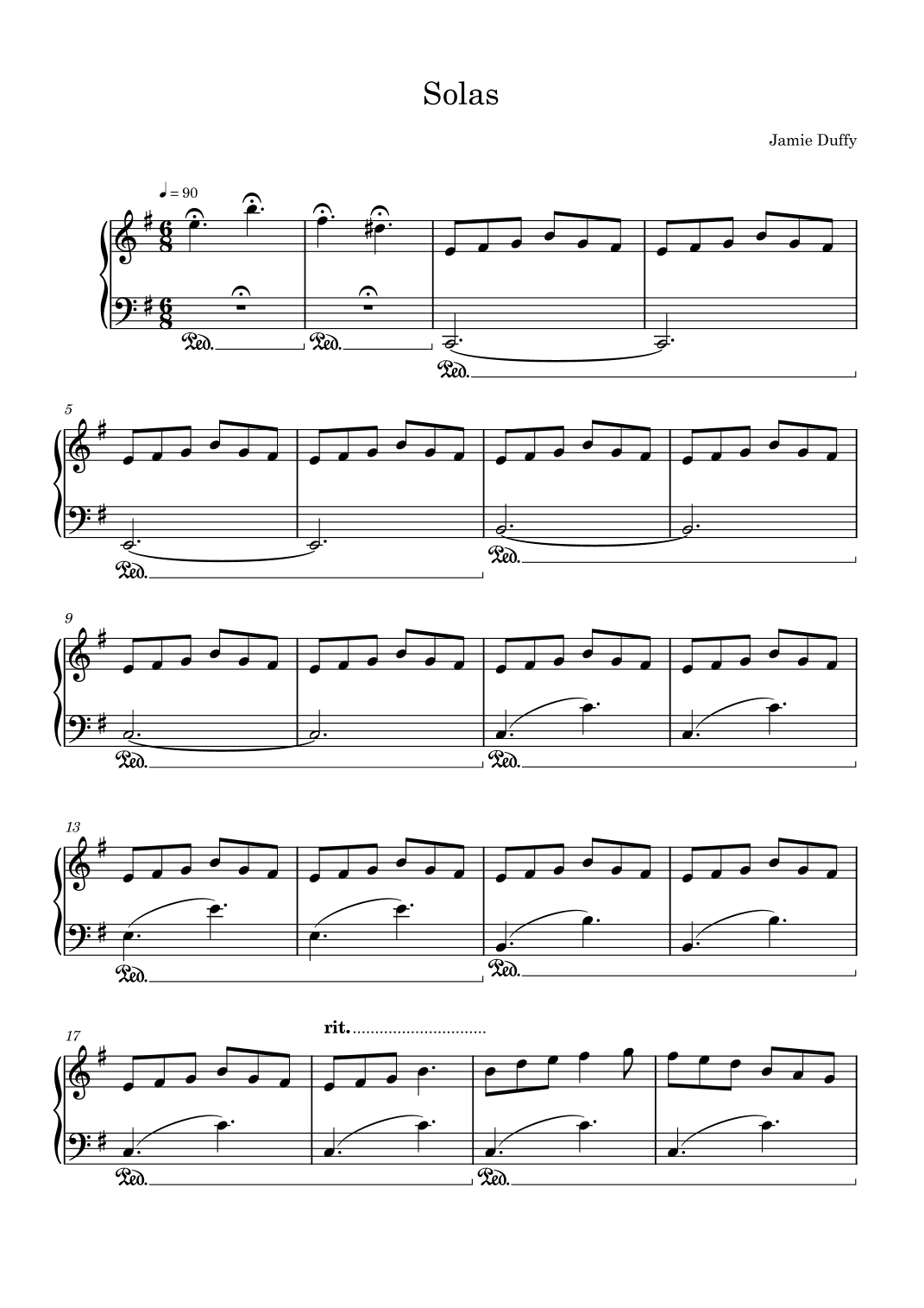 Solas (arr. Harvus Sylvain)