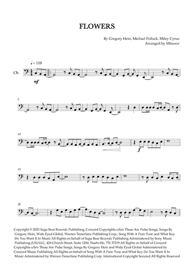 Flowers (arr. Milanov)