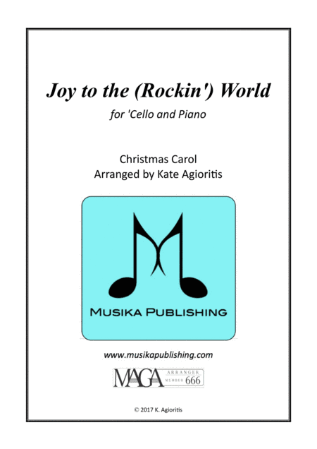 Joy to the (Rockin') World - 'Cello and Piano (arr. Kate Agioritis)