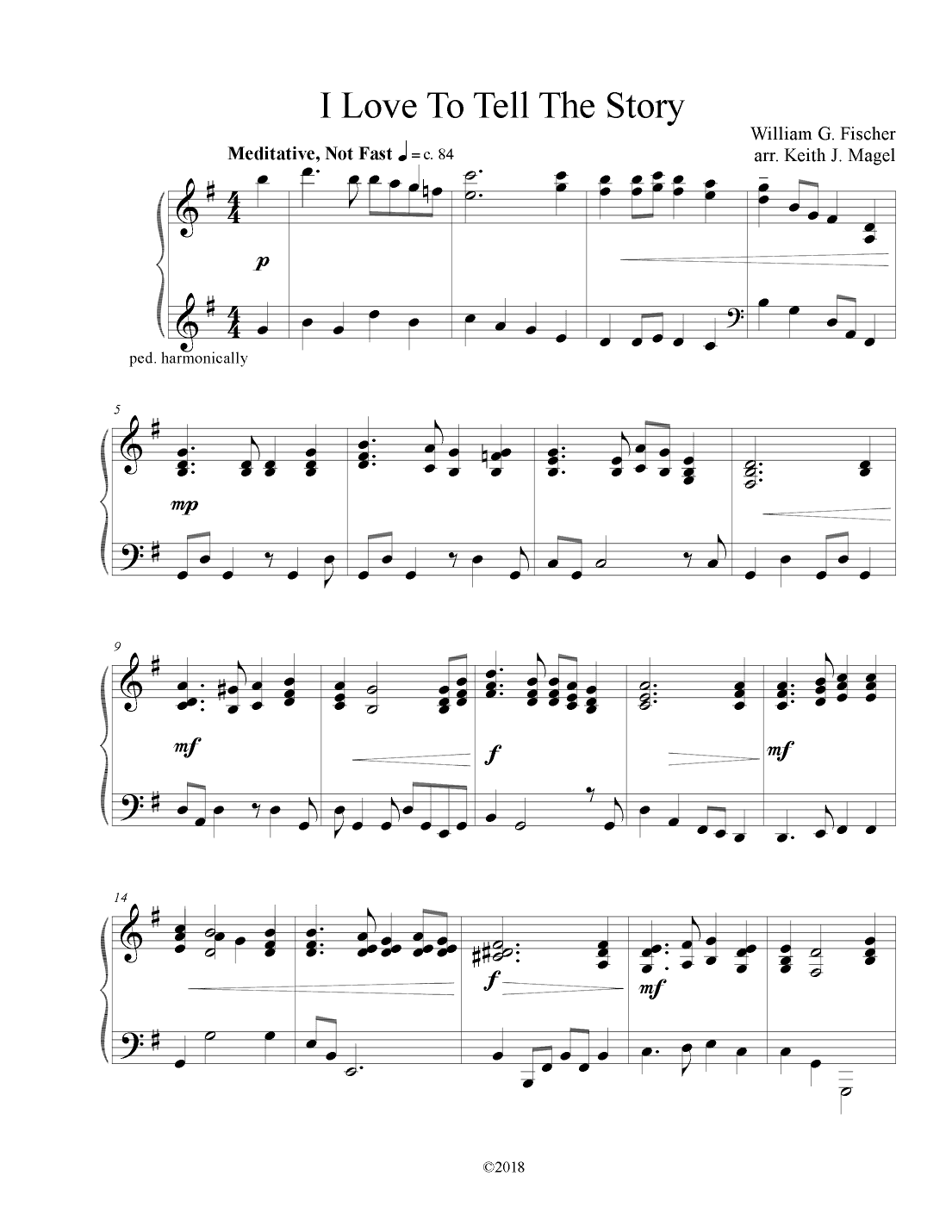I Love To Tell The Story III (arr. Keith James)