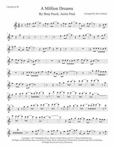 A Million Dreams (arr. Kevin Busse)