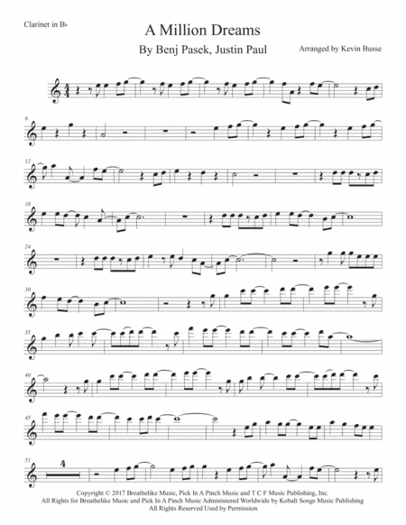 A Million Dreams (arr. Kevin Busse)