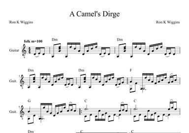 A Camel’s Dirge
