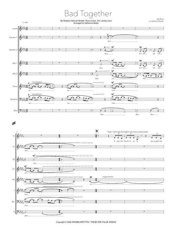 Bad Together (arr. Katherine Bodor)