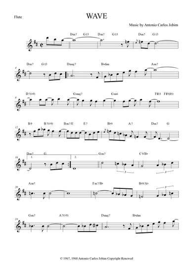 Wave (arr. Anderson Quevedo)