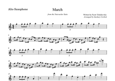 March from the Nutcracker Suite (arr. Zachary Corbett)