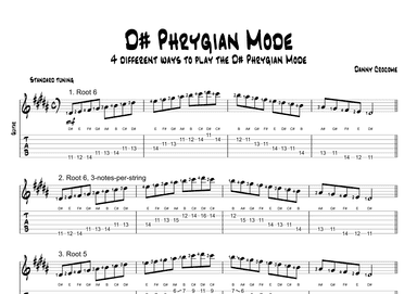 D# Phrygian Mode (4 Ways to Play)