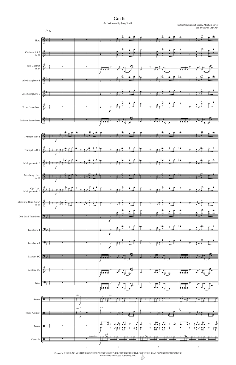 I Got It (arr. Ryan Putt)