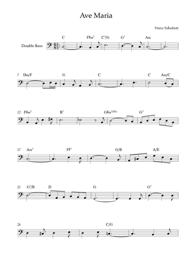 Ave Maria (arr. Karen Gueiros)