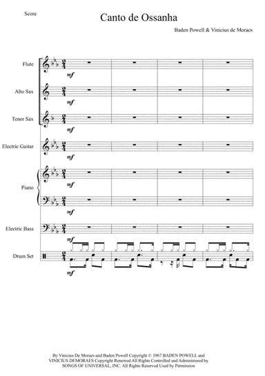 Canto De Ossanha (arr. Anderson Quevedo)