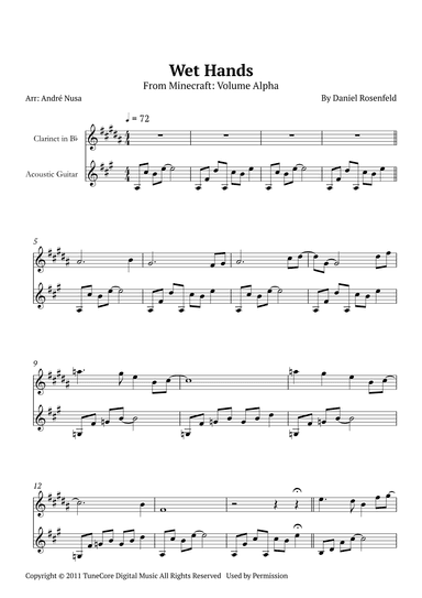Wet Hands (arr. André Nusa)