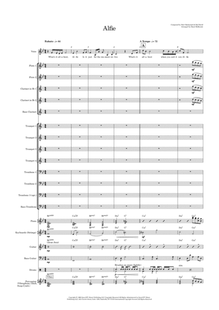 Alfie (arr. Daryl McKenzie)