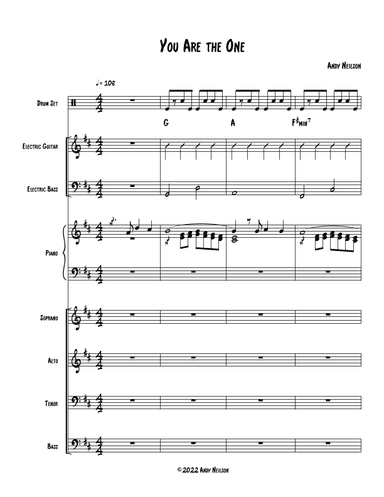 You Are the One - full score