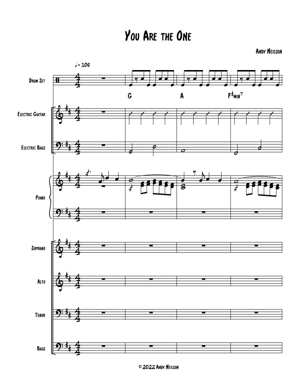You Are the One - full score