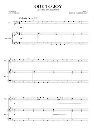 Ode to Joy (arr. Art.o Artaud)