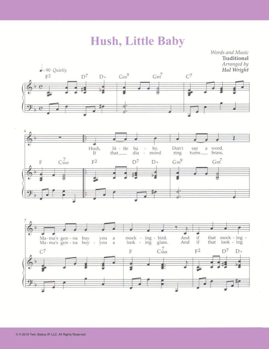 Hush Little Baby (arr. Hal Wright)