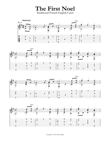 The First Noel (arr. Mark Phillips)