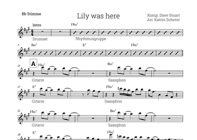 Lily Was Here (arr. Katrin Scherer)