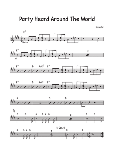 Party Heard Around The World (arr. David M Fagnant)