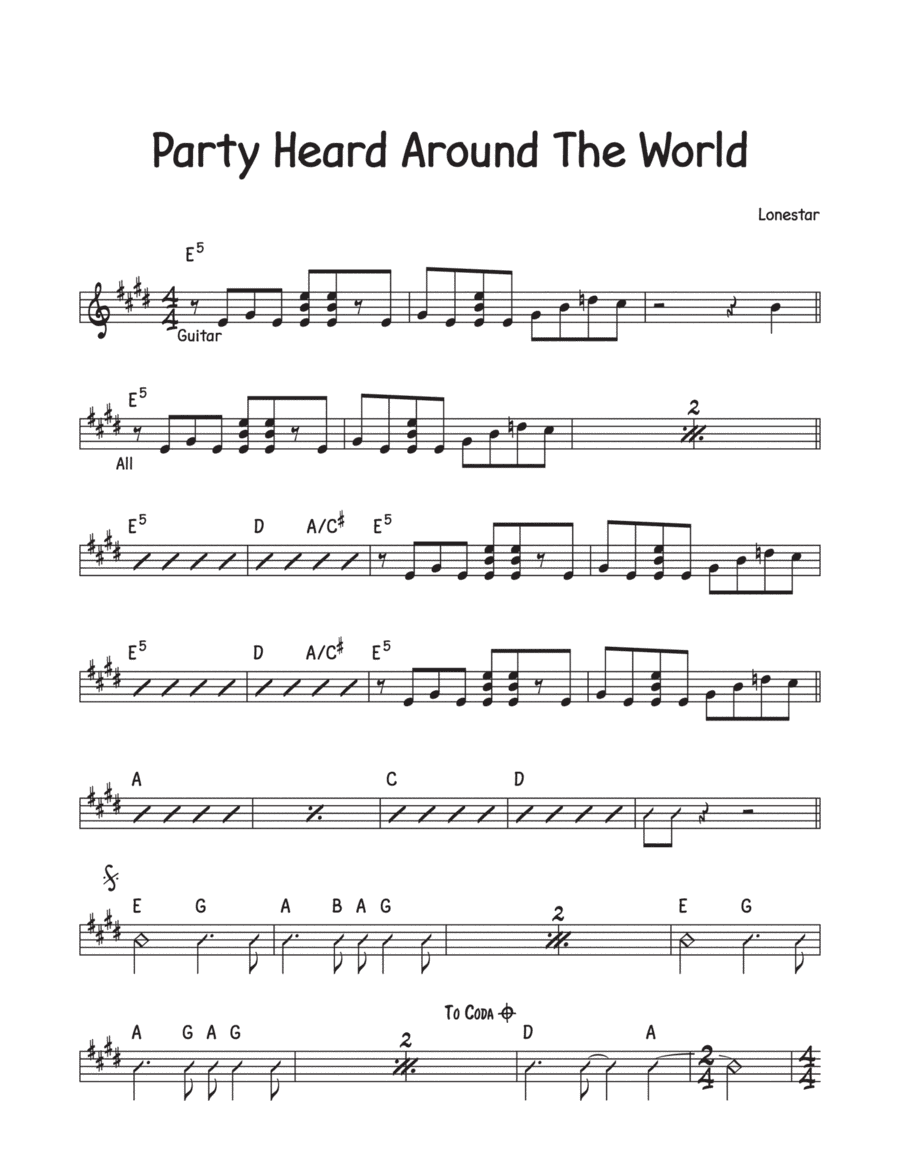 Party Heard Around The World (arr. David M Fagnant)