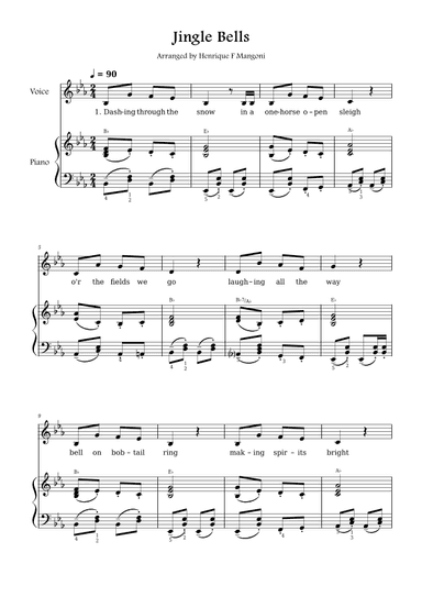 Jingle Bells (arr. Henrique F Mangoni)