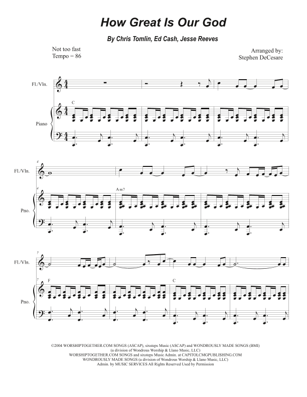 How Great Is Our God (arr. Stephen DeCesare)
