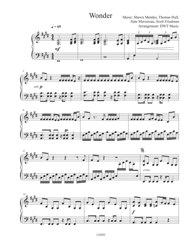 Wonder (arr. DWT Music)