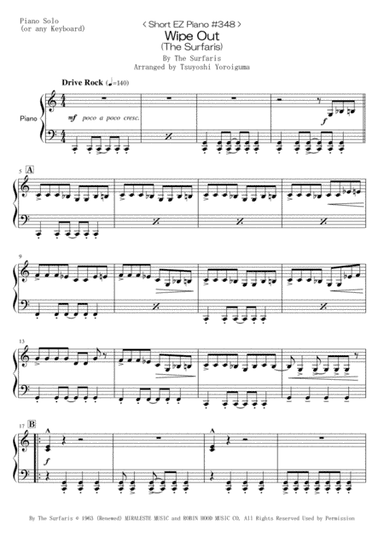 Wipe Out (arr. Tsuyoshi Yoroiguma)
