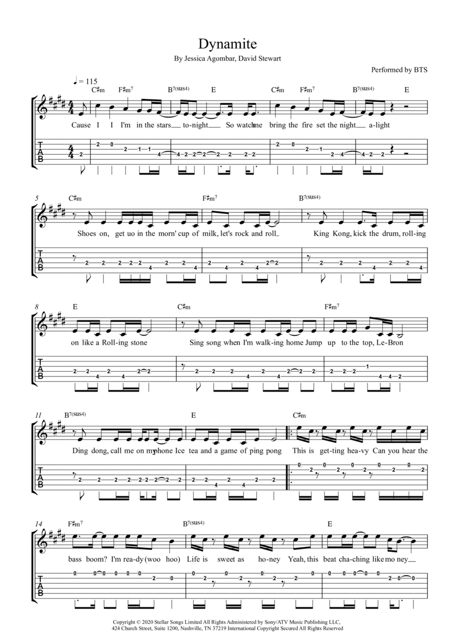 Dynamite (arr. Ed.CAL)
