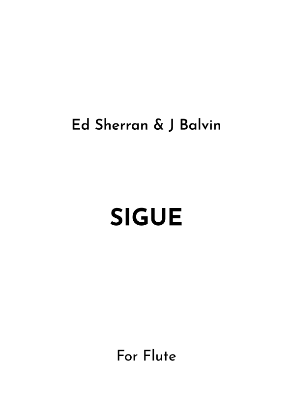 Sigue (arr. Jireh J.)