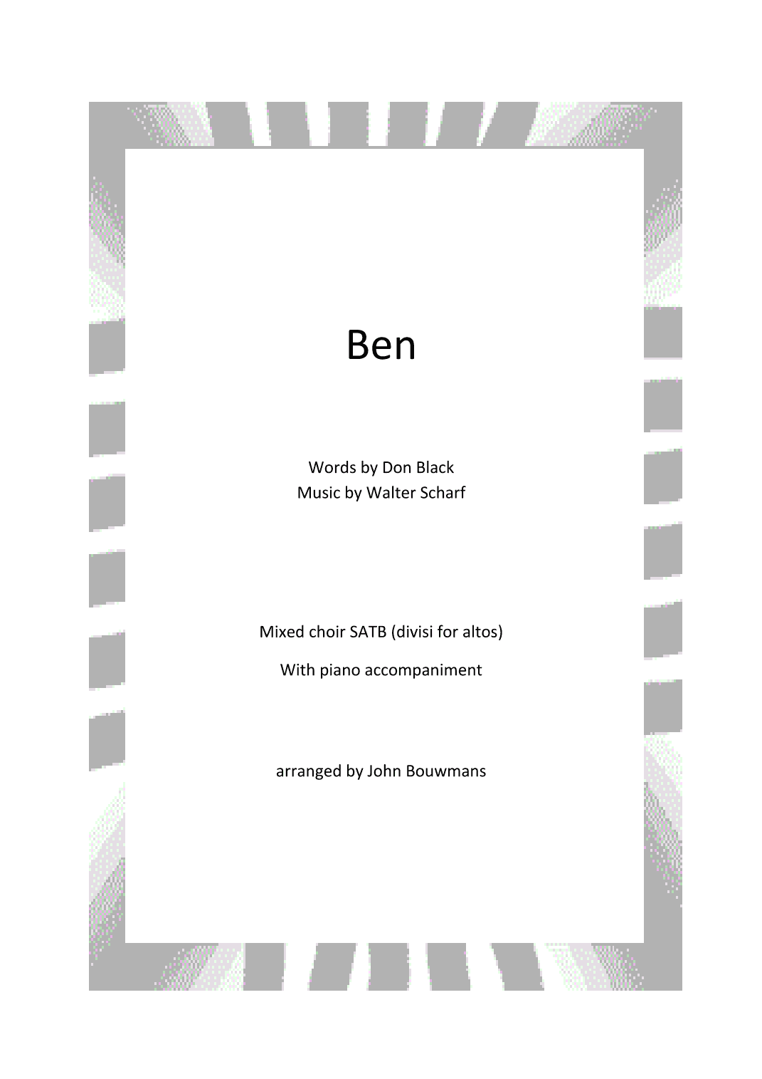 Ben (arr. John Bouwmans)