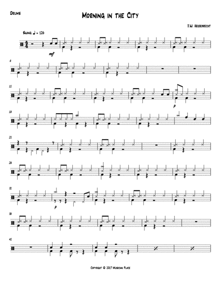 Morning in the City - Drums