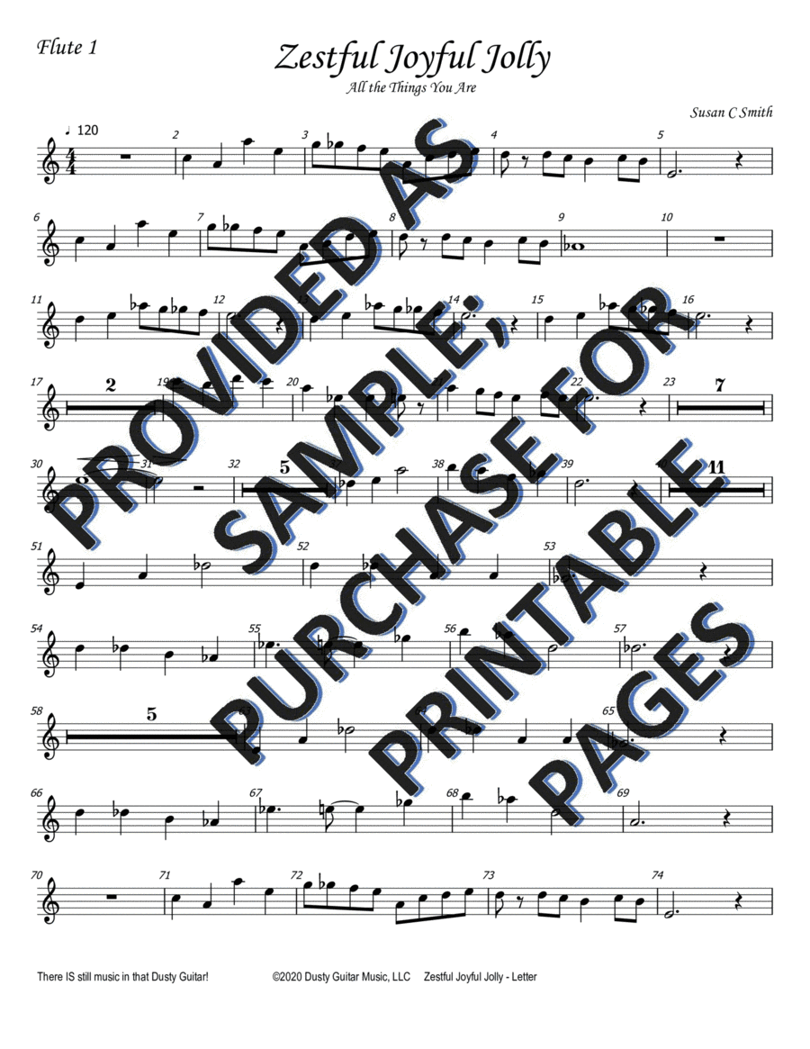 Zestful Joyful Jolly - All the Things You Are (Ensemble: Set of Parts)