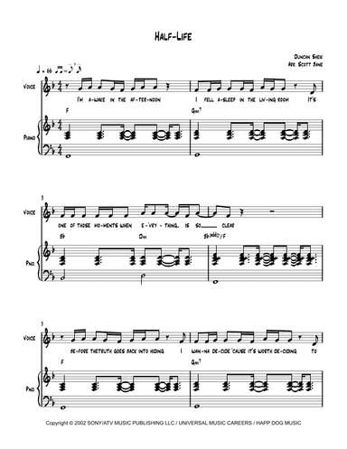 Half-life (arr. Scott Bane)