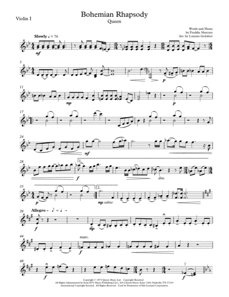 Bohemian Rhapsody (arr. Lorento Golofeev)