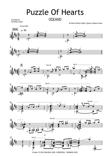 Puzzle Of Hearts (arr. Fernando Lopes)