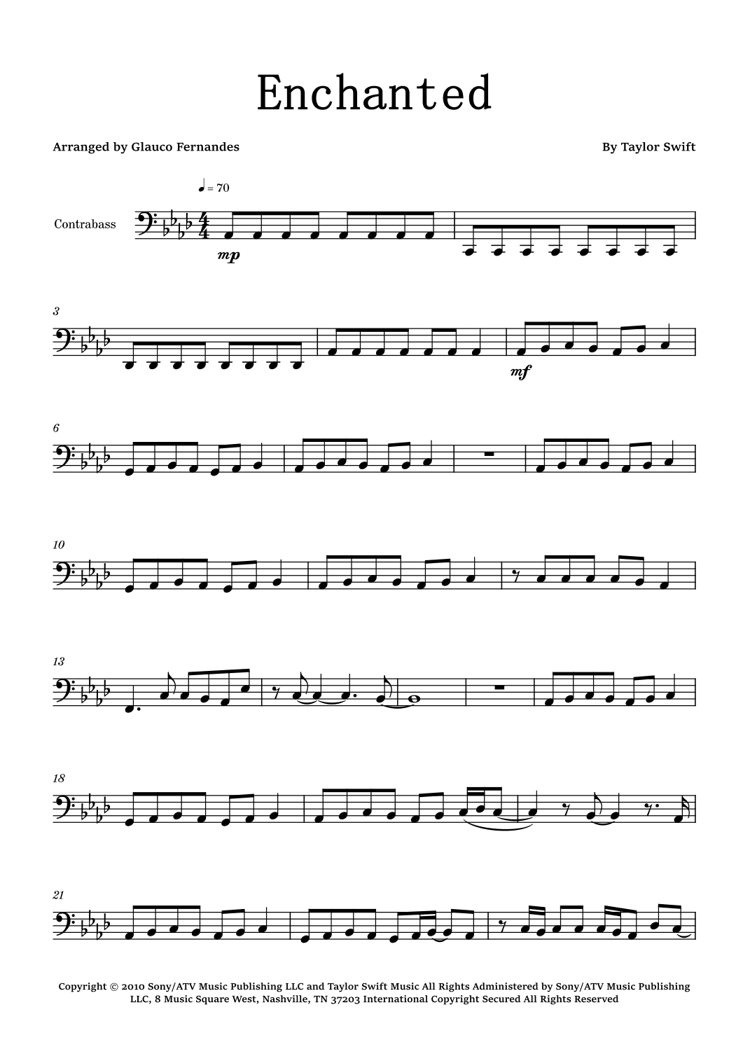 Enchanted (arr. Glauco Fernandes)