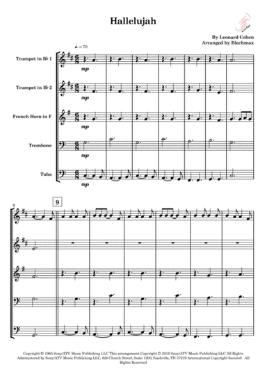 Hallelujah (arr. BlechMax)