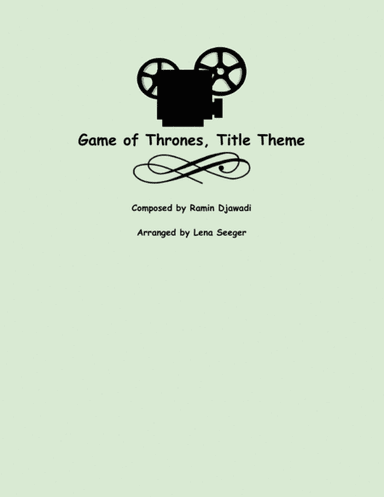 Game Of Thrones (arr. Lena Seeger)