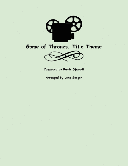 Game Of Thrones (arr. Lena Seeger)