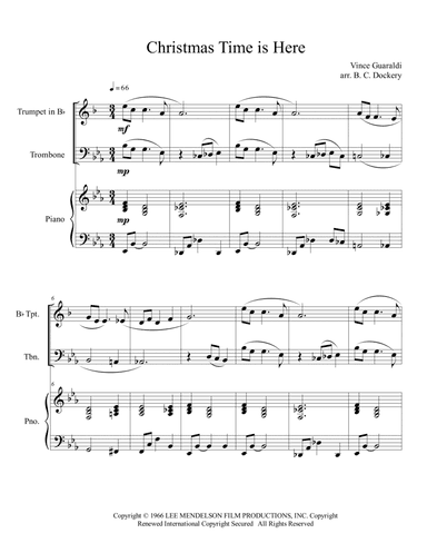 Christmas Time Is Here (arr. B. C. Dockery)