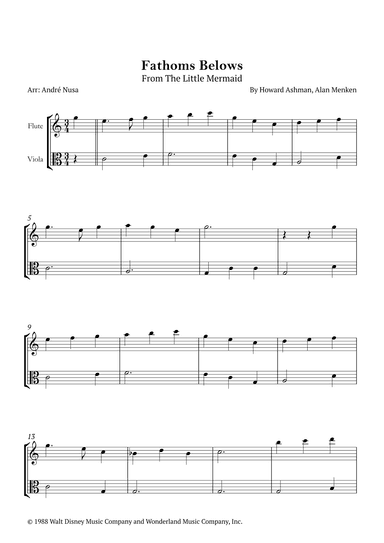 Fathoms Below (arr. André Nusa)