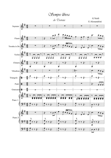 Sempre libera da Traviata (arr. Ester Alessandrini)