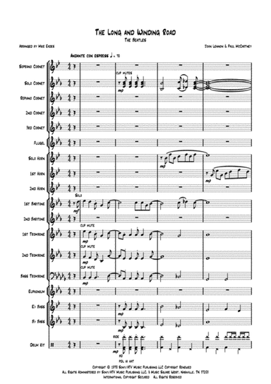 The Long And Winding Road (arr. Mike Eades)