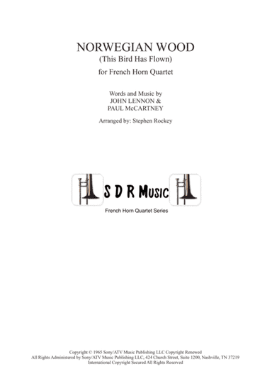 Norwegian Wood (this Bird Has Flown) (arr. Stephen Rockey)