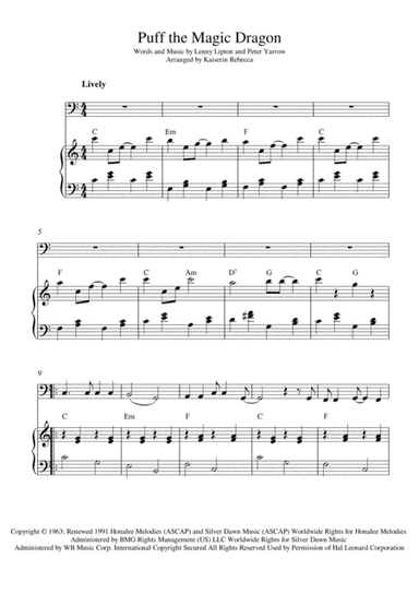 Puff The Magic Dragon (arr. Kaiserin Rebecca)