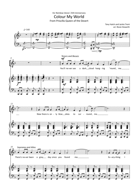 Color My World (arr. Rosie Howarth)